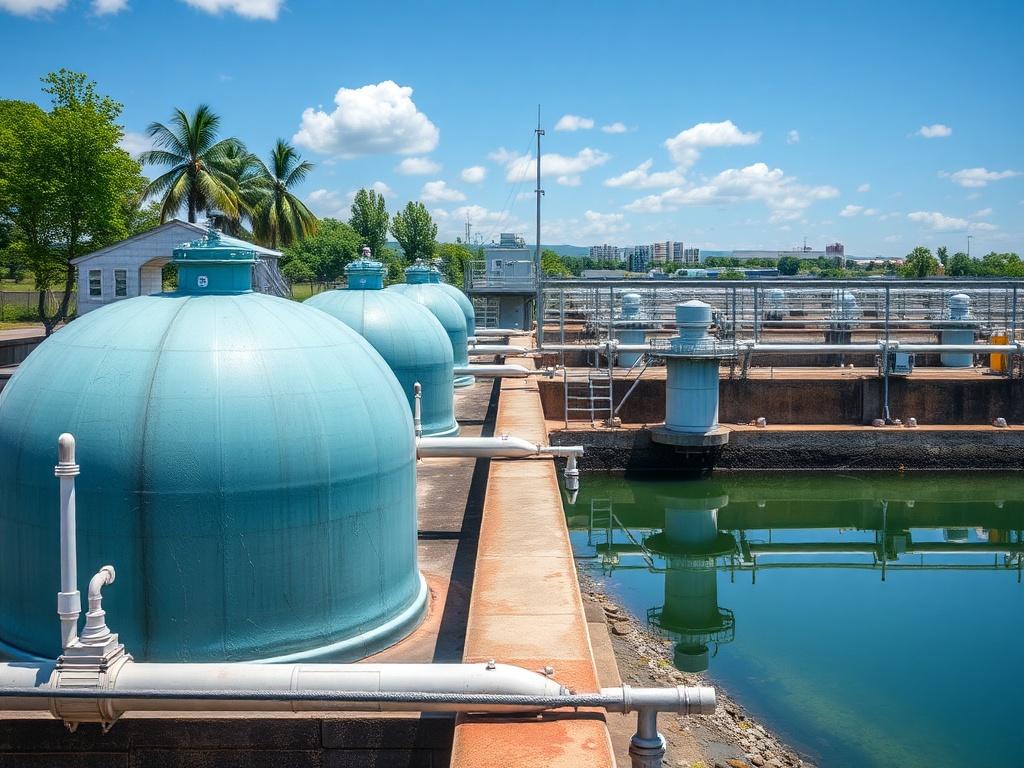 water treatment plant water treatment plantфото